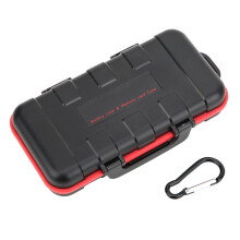 Drop Resistant Waterproof Battery Memory Card Storage Box for LP E8