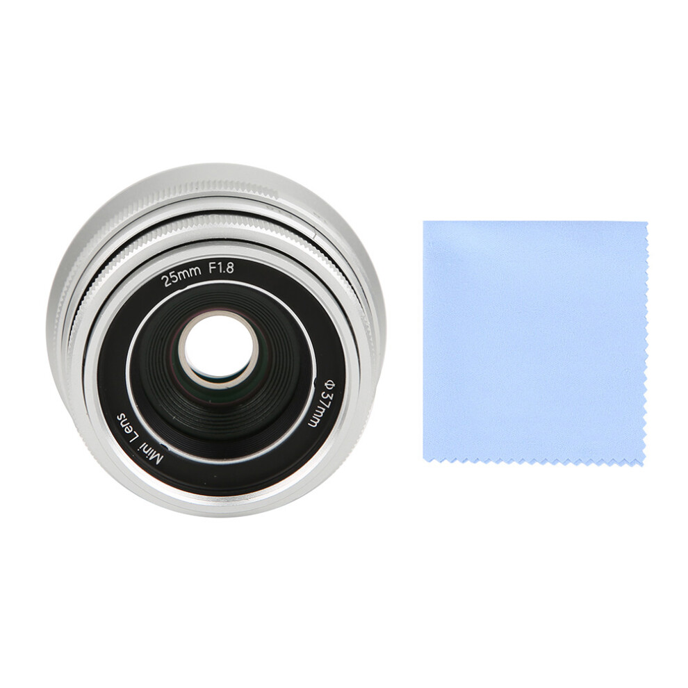 ( E Mount) Newyi 25Mm F1.8 Mark Ii Lens Fx Mount Silver 643505031973