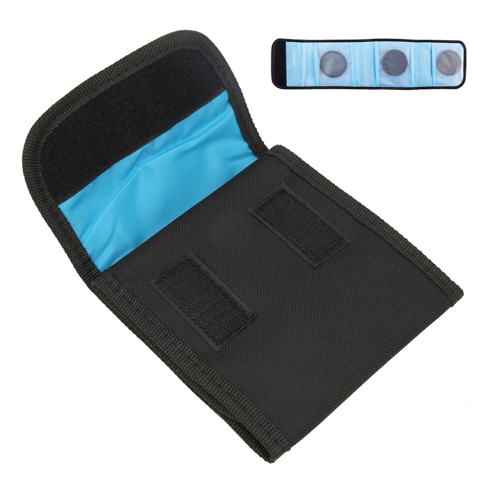 3Pcs Camera Lens Filter Storage Bag Protector Pouch 643505032291