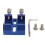 (Blue) Universal Dovetail Base Finder Scope Aluminium Alloy Telescope Mount 1