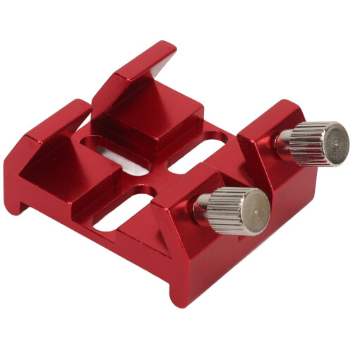 (Red) Universal Dovetail Base Finder Scope Aluminium Alloy Telescope Mount 2