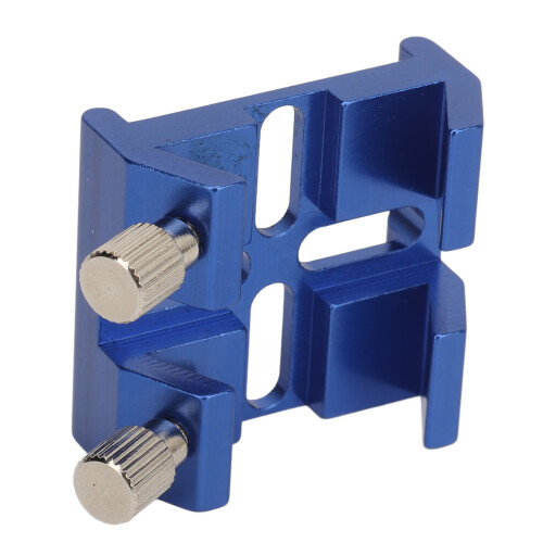 (Blue) Universal Dovetail Base Finder Scope Aluminium Alloy Telescope Mount 2