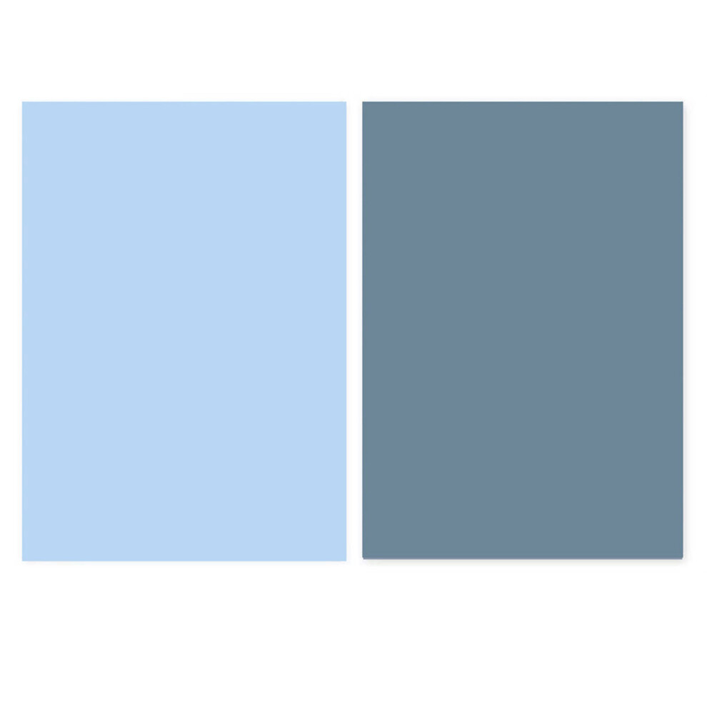 () Morandi Double Sided Thickened Photography Backdrop Crimson Blue/Brown 643505008753