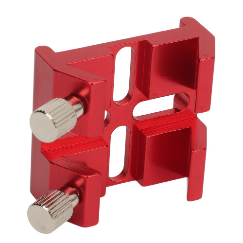 (Red) Universal Dovetail Base Finder Scope Aluminium Alloy Telescope Mount 1