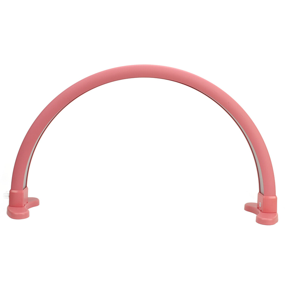 Light/Pink (Au Plug) Half Moon 48W 28In Dimmable 2700K-5600K 3360Lm Led