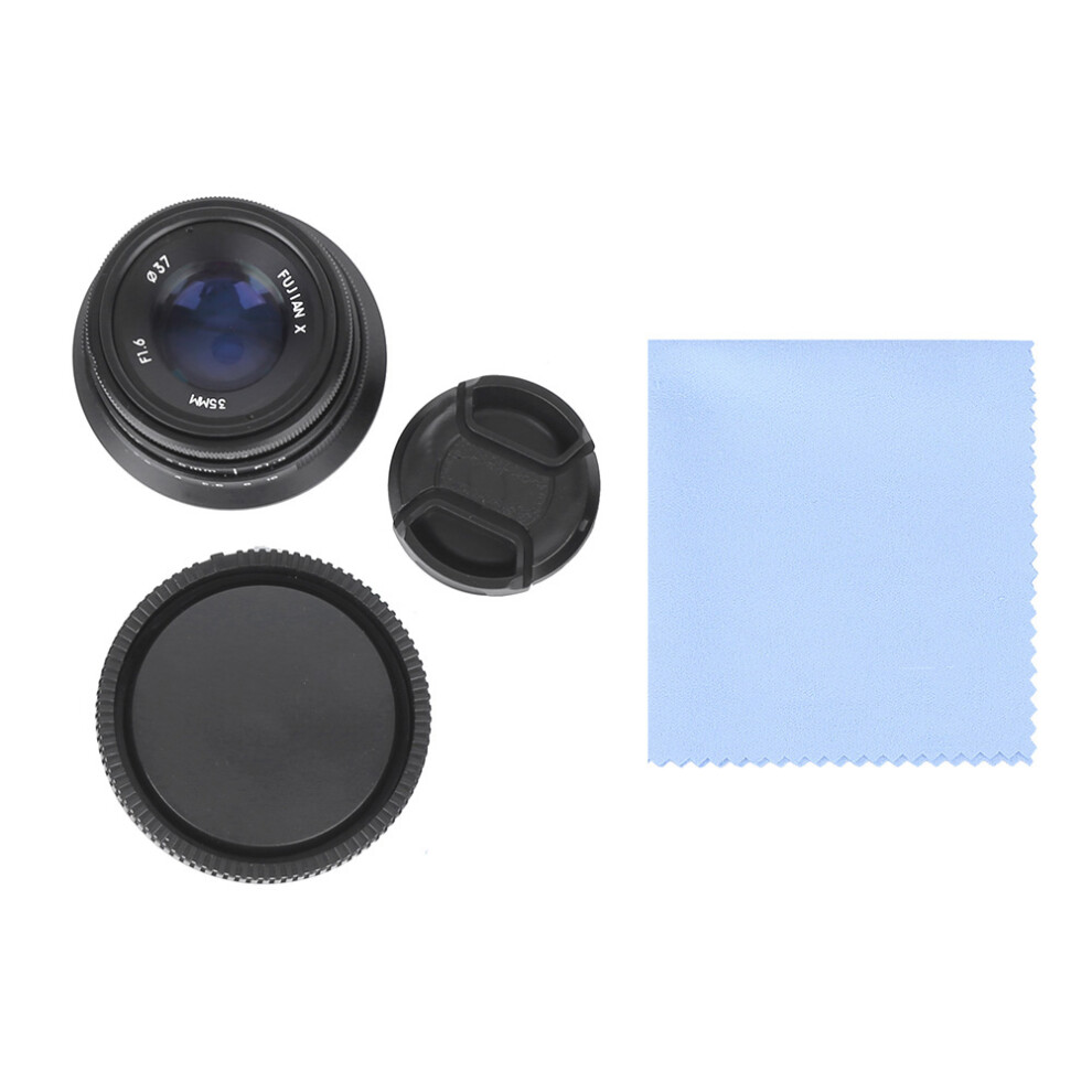 ( M4/3 Mount) Newyi 35Mm F1.6 Mark Ii Large Aperture Manual Lens Eos M Black/Silver 643505148299