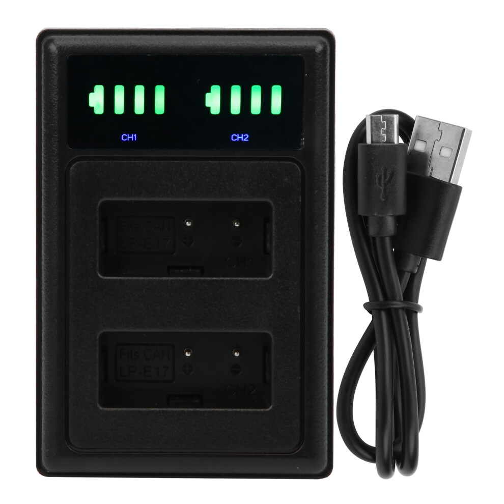 Dual Port Camera Battery Charger For Lpe17 643505144710