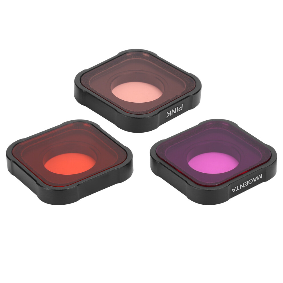 Junestar 3 In 1 Camera Filter Lens Diving Set For Gopro Hero 9 643505145373