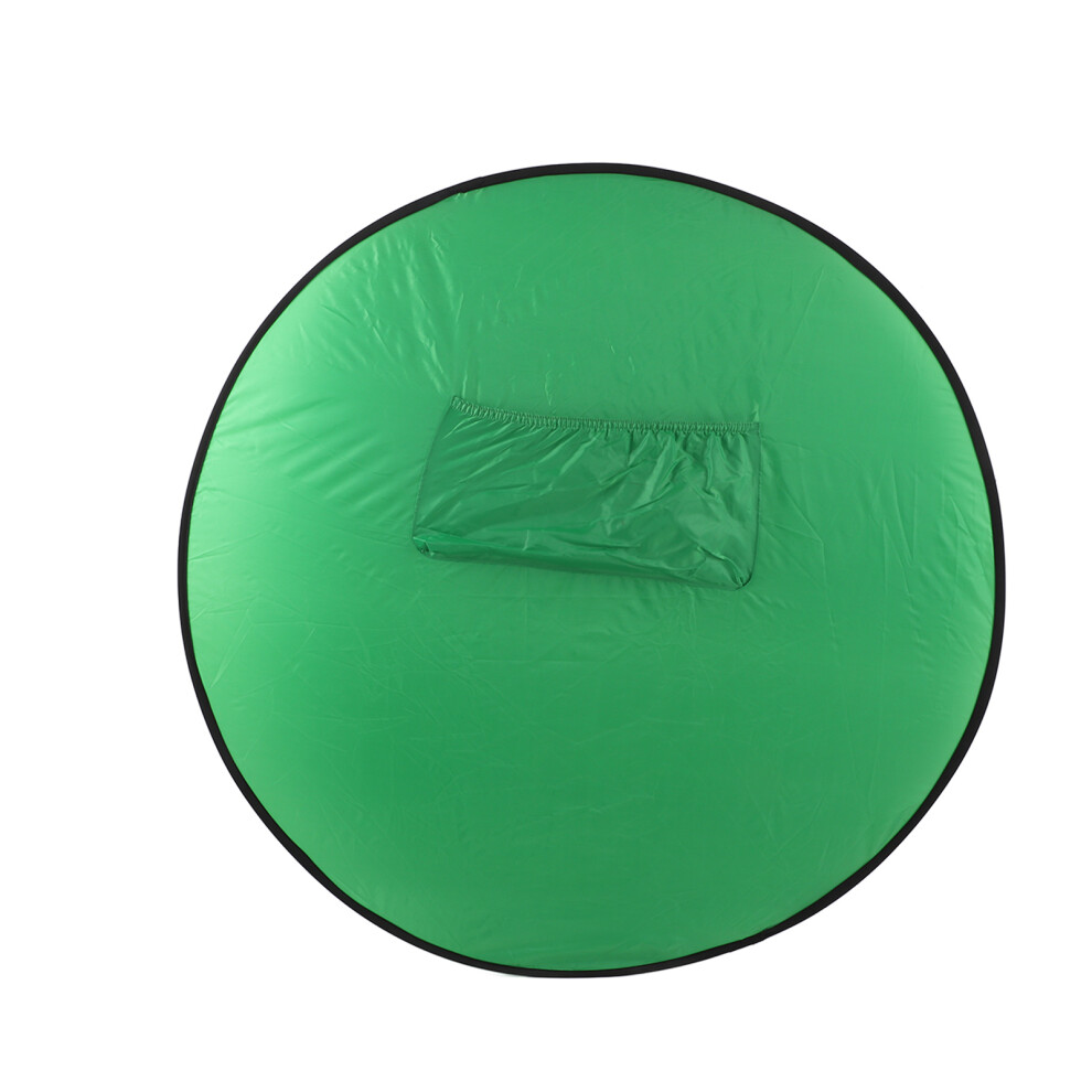 142Cm Round Backdrop Double Sided Collapsible Screen Green 643505012187