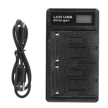 LCD Screen with Lithium Battery USB Charger for NPF550