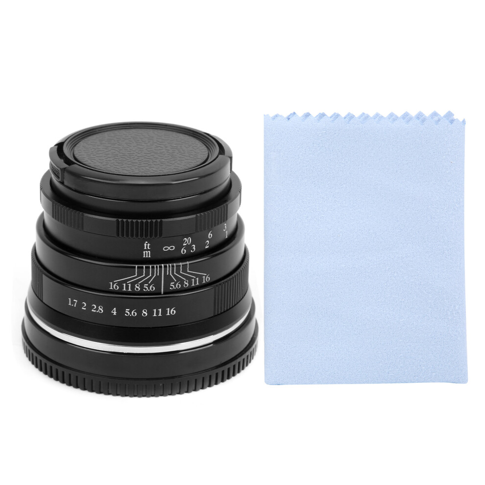 (Black) Newyi 35Mm F1.7 E Mount Portrait Lens For Sony A3000 Black 643505025514