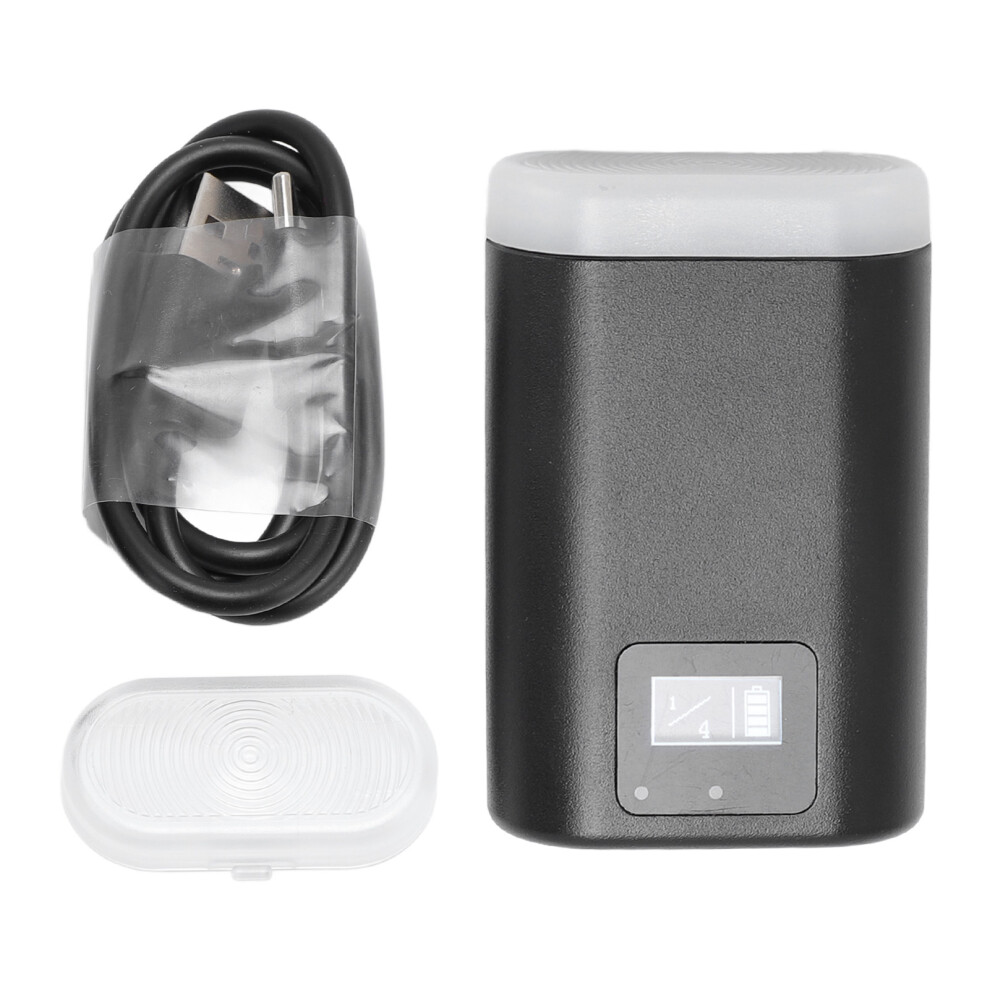 (Black) Universal Rechargeable Camera Flash 5600K Hot Shoe For Gr3 Zv1 Black 643505173161