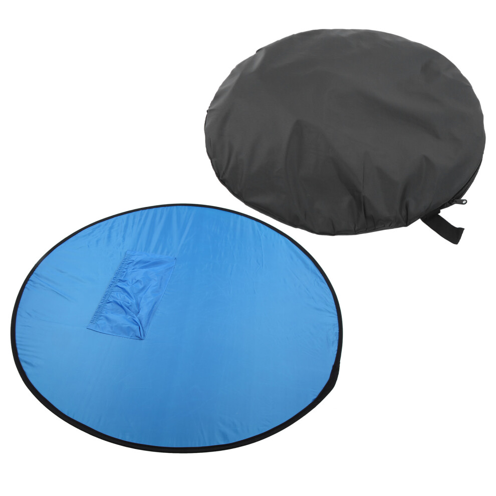 2 In 1 142Cm Round Screen Backdrop Double Sided Blue/Green 643505011906
