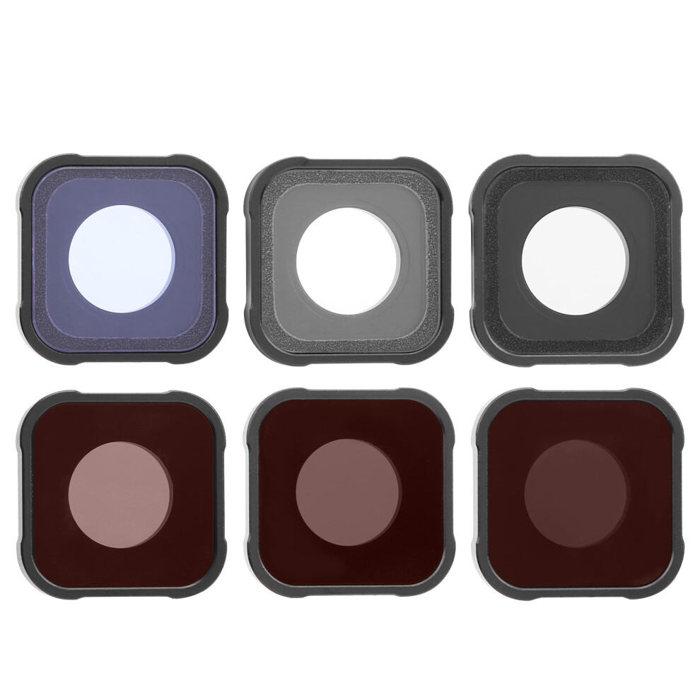 6Pcs Junestar Gopro Hero9 Filter Set Star/Cpl/Nd8/Nd16/Nd32/Night 643505145410