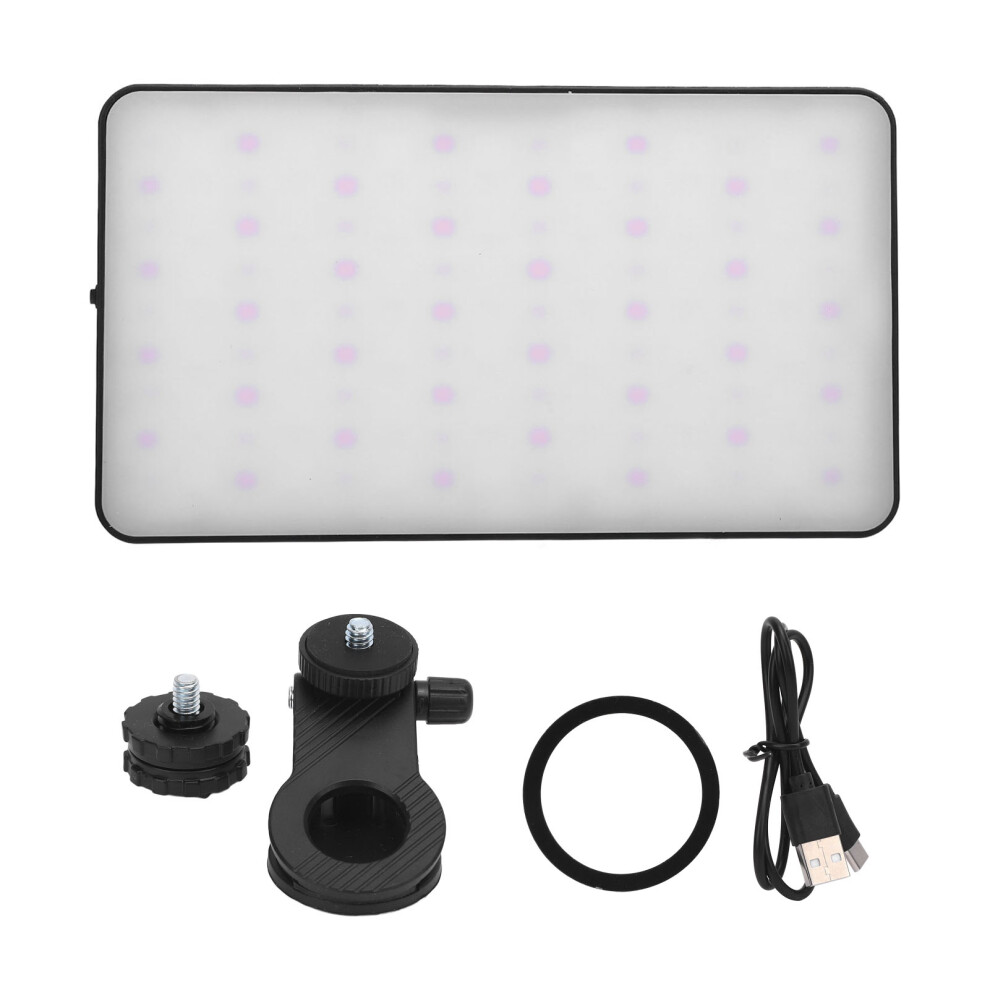 Phone Rgb 2500K-9000K 3000Mah Rechargeable Clip With Cold Shoe Light 643505173338