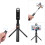 K10-S Black Bluetooth Remote Fill Light Tripod Selfie Stick Holder 5