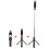 K10-S Black Bluetooth Remote Fill Light Tripod Selfie Stick Holder 4