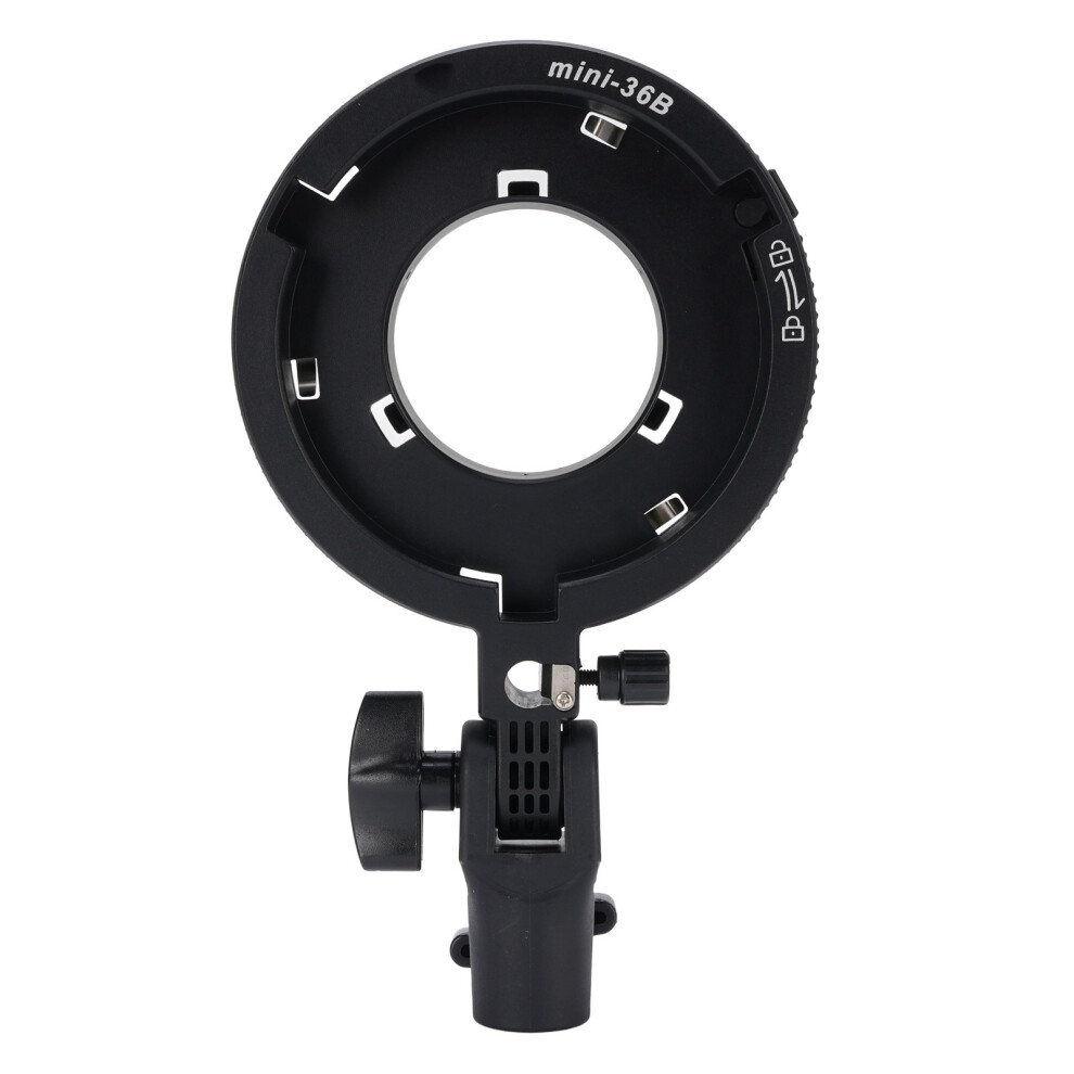 Bowens Aluminum Camera Flash Bracket Holder For Led Softbox Light 643505173956