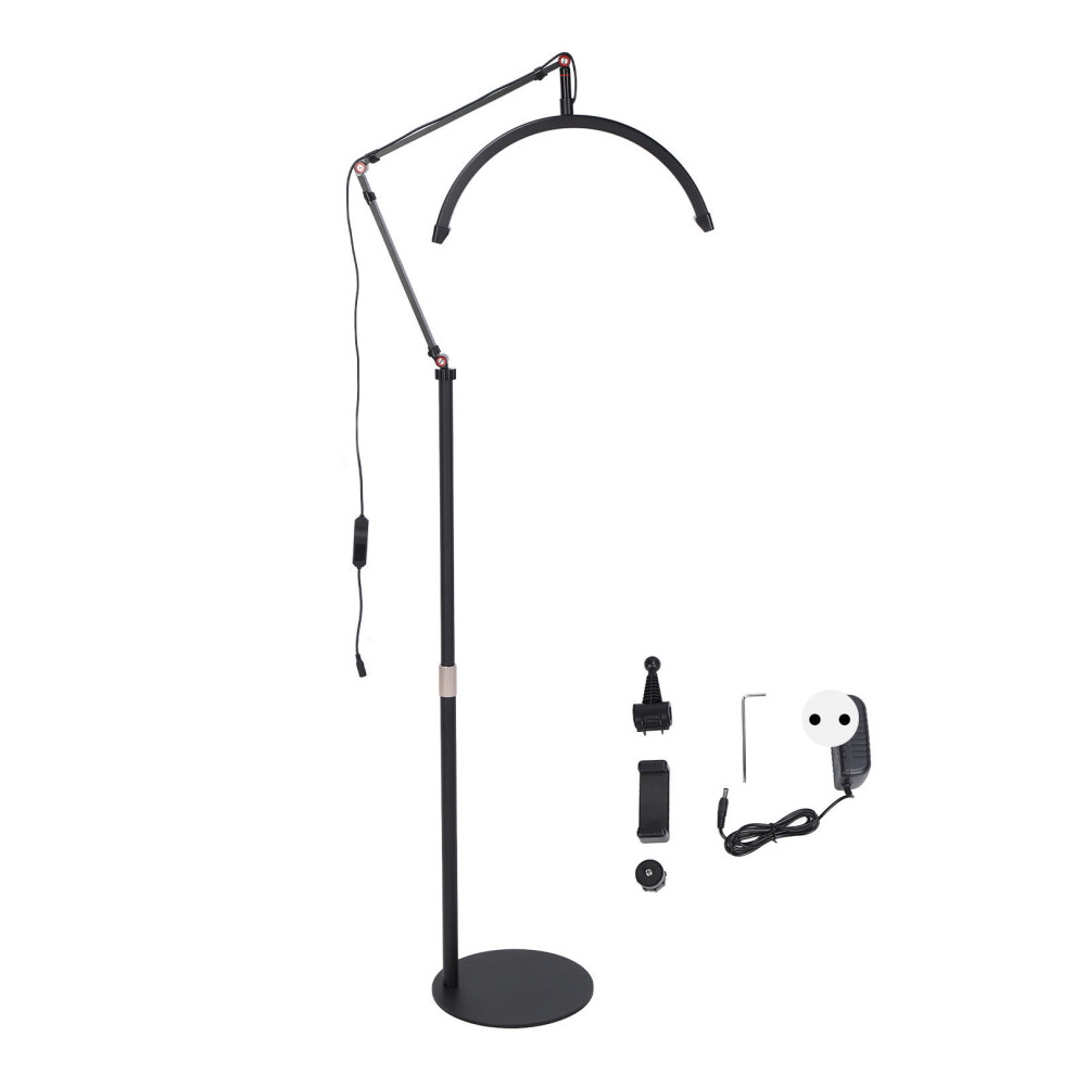 (Eu Plug) Half Moon Fill 20W 3000-6000K With Stand And Phone Clip Light/Black 643505114485