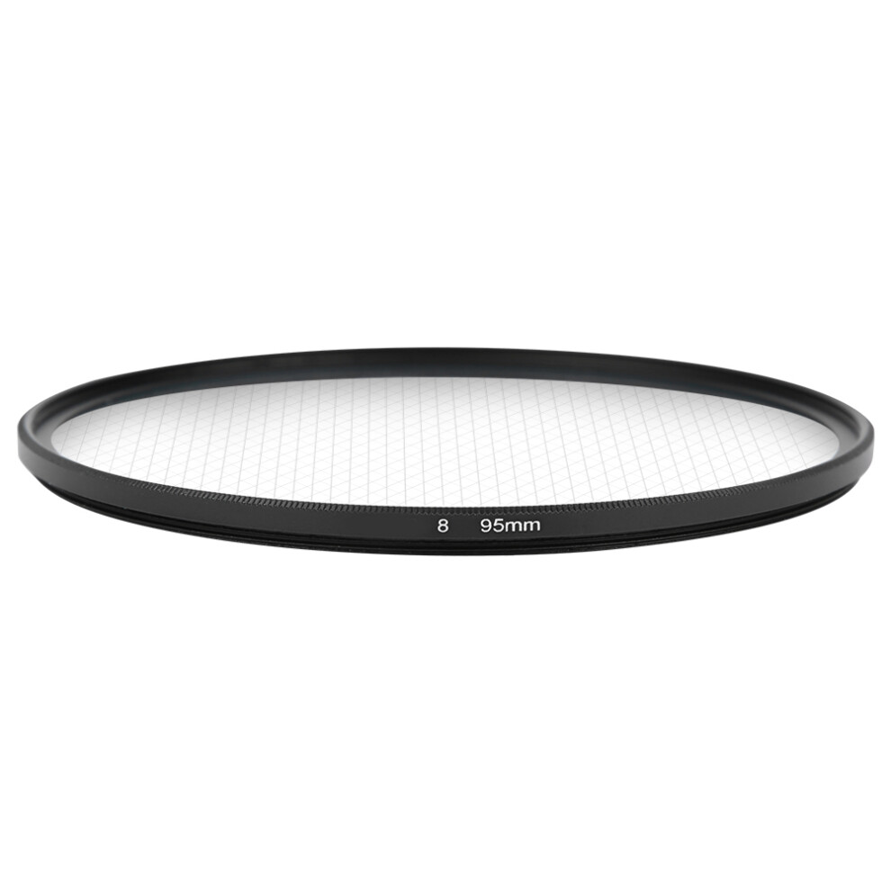 Junestar 95Mm 8 Lines Star Lens Filter For Camera 643505146875