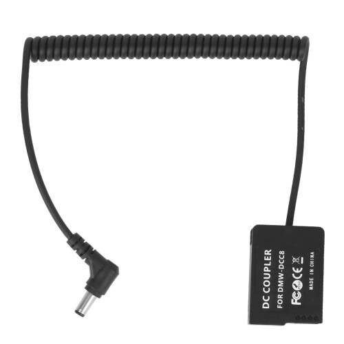DC to DMW-DCC8 Decoder Dummy Battery for GH2/FZ200/GX8 1