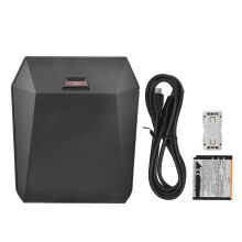 (black) Mini Portable Phone Printer Built-in Battery HD White
