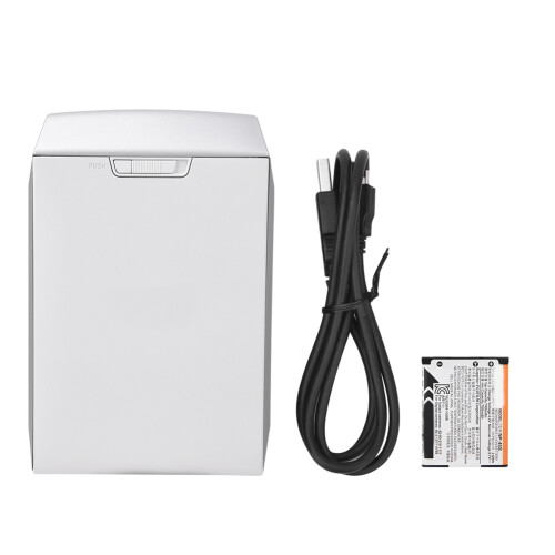 (silver) Mini Portable Phone Printer Built-in Battery HD Silver