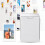 (silver) Mini Portable Phone Printer Built-in Battery HD Silver 5
