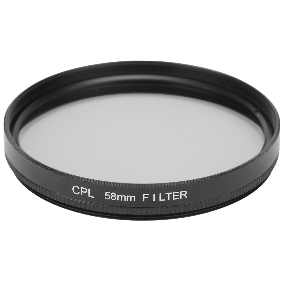 (58Mm) Junestar Cpl Lens Filter 55Mm For Canon/Nikon/Sony/Olympus/Fuji 643505142181