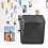 (black) Mini Portable Phone Printer Built-in Battery HD White 4