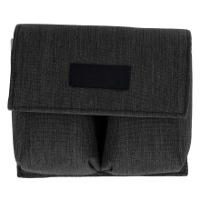 (Black) Drone Battery Bag 2 Pockets Portable for Outdoor Black