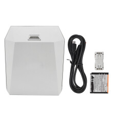 (white) Mini Portable Phone Printer Built-in Battery HD White