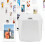 (white) Mini Portable Phone Printer Built-in Battery HD White 5
