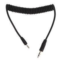 3.5mm to F2 Camera Spring Shutter Remote Cable 1m