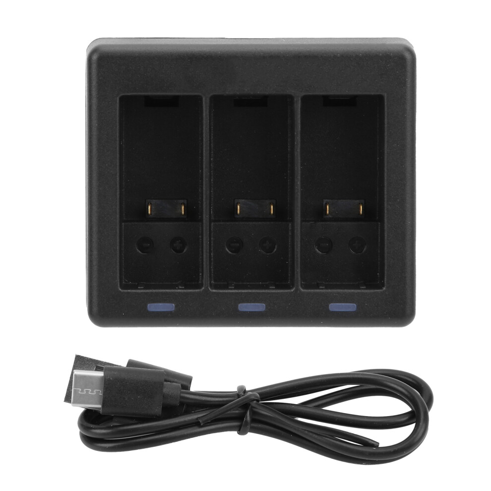 Telesin Action Camera Battery Charger 3-Channel For Gopro 9 643505022339