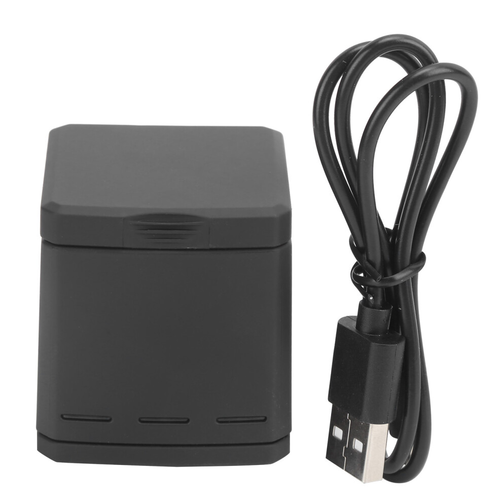 Telesin 3 Slot Battery Charger Case For Gopro Hero 8/7/6/5 643505022537