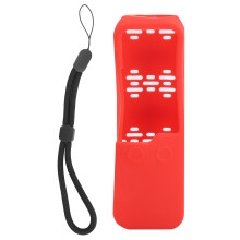 (red+black rope) Silicone Case Antiskid for Osmo Pocket 1/2 (Red Black Rope)