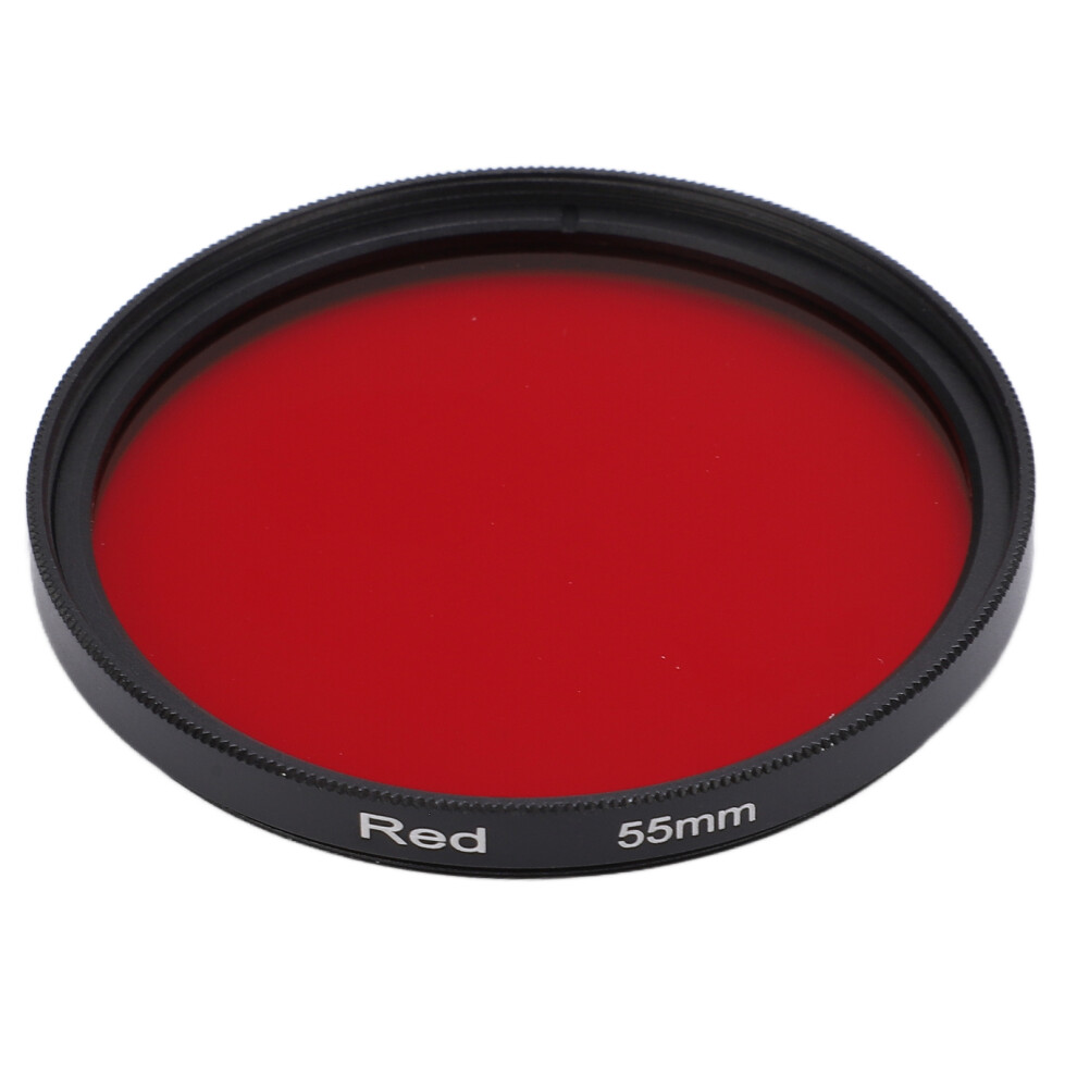 (55Mm) Filter 52Mm Optical Glass For Nikon Camera Lens Red 643505014853