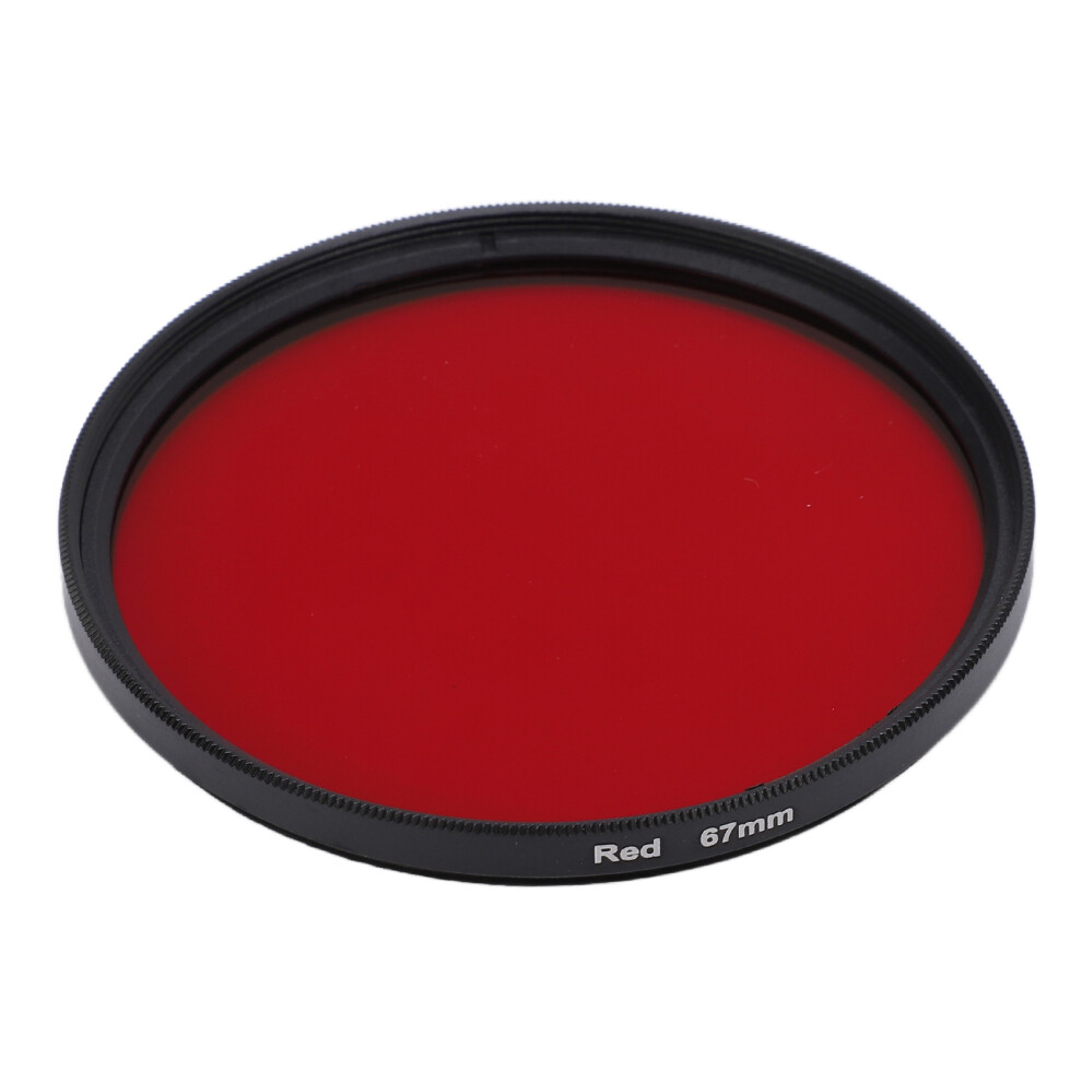 (67Mm) Filter 52Mm Optical Glass For Nikon Camera Lens Red 643505014877