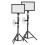 (EU) 15W LED Panel Light 1.2M Stand Phone Holder 3000K-6500K Dimmable 4