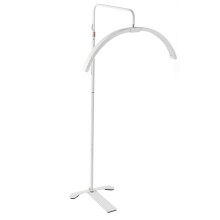 (EU Plug) 26in LED Floor Light Adjustable Color Temp Brightness Half Moon EU
