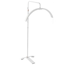 (UK Plug) 26in LED Floor Light Adjustable Color Temp Brightness Half Moon EU