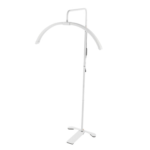 (UK Plug) 26in LED Floor Light Adjustable Color Temp Brightness Half Moon EU 1