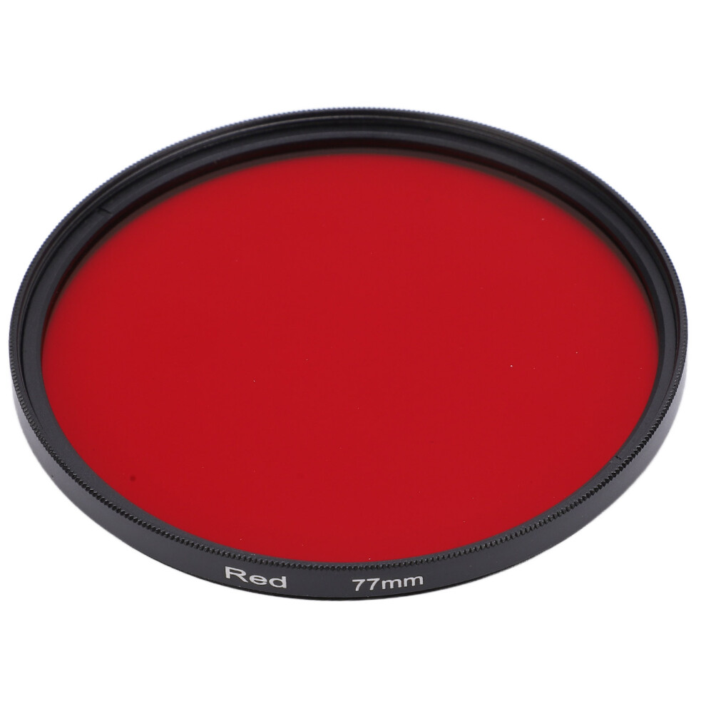 (77Mm) Camera Lens Filter 72Mm For Nikon Dslr Red 643505016529