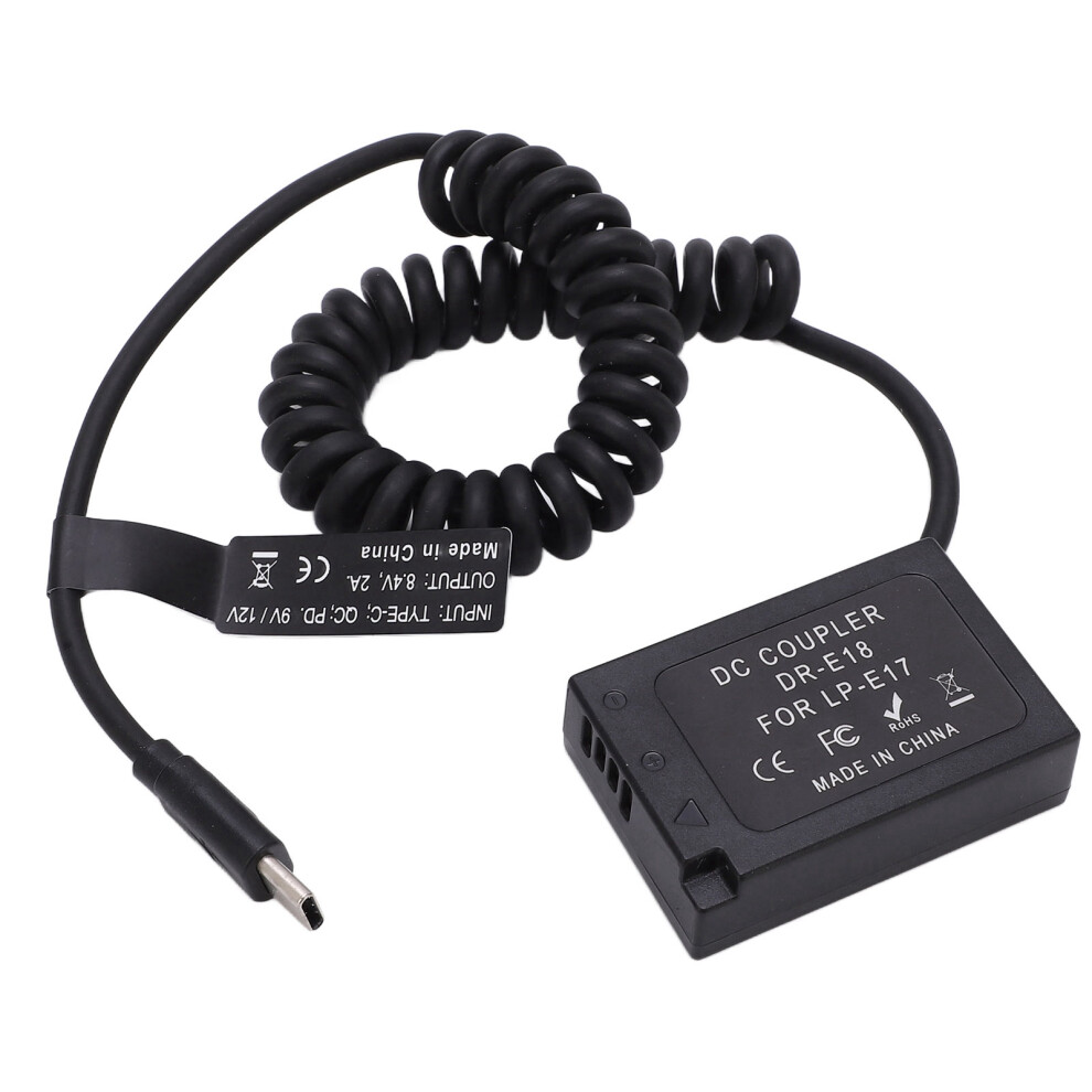 Type C Lp-E17 Dummy Battery Adapter For Canon 760D 750D 800D 643505016666