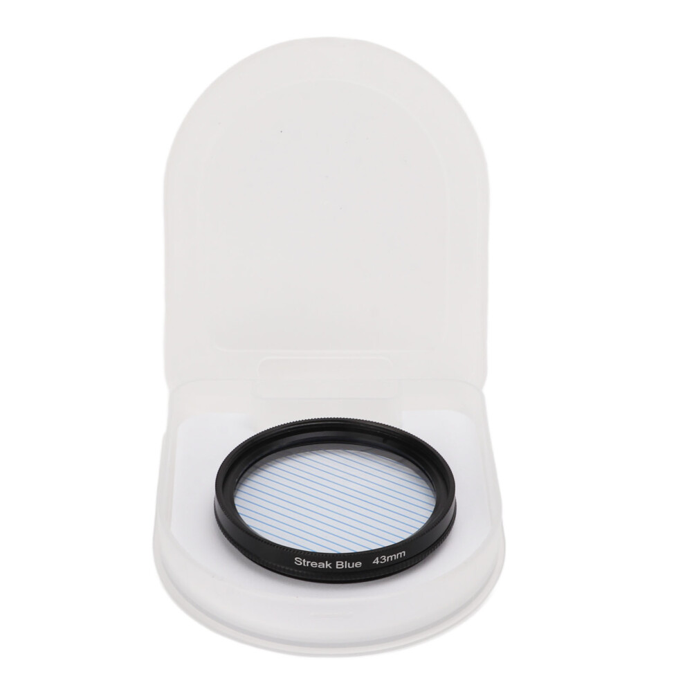 (43Mm) Junestar Streak Filter 40.5Mm Waterproof Camera Accessory Blue 643505009460