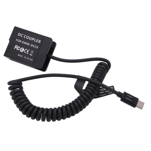 Type C DMWDCC8 Dummy Battery Adapter for G5 Camera 2