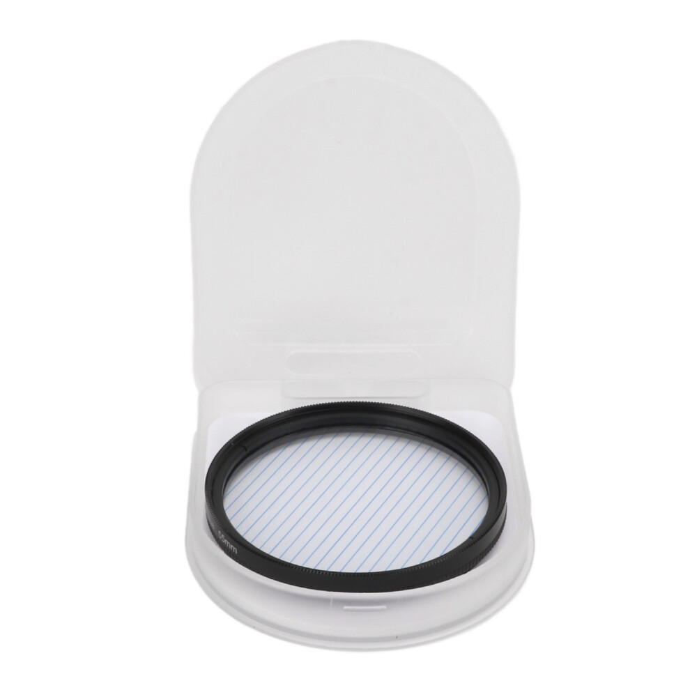(55Mm/2.2In) Junestar Streak Filter 52Mm Anamorphic Glass For Nikon Blue 643505009477