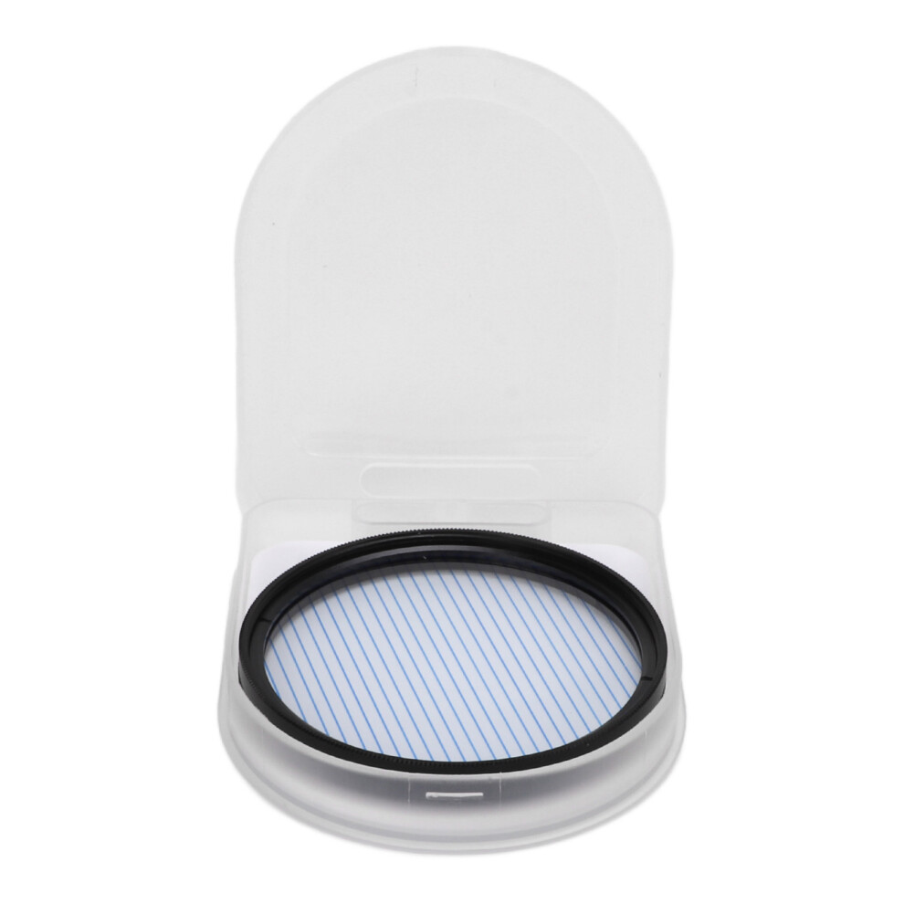 (58Mm/2.3In) Junestar Streak Filter 52Mm Anamorphic Glass For Nikon Blue 643505009538