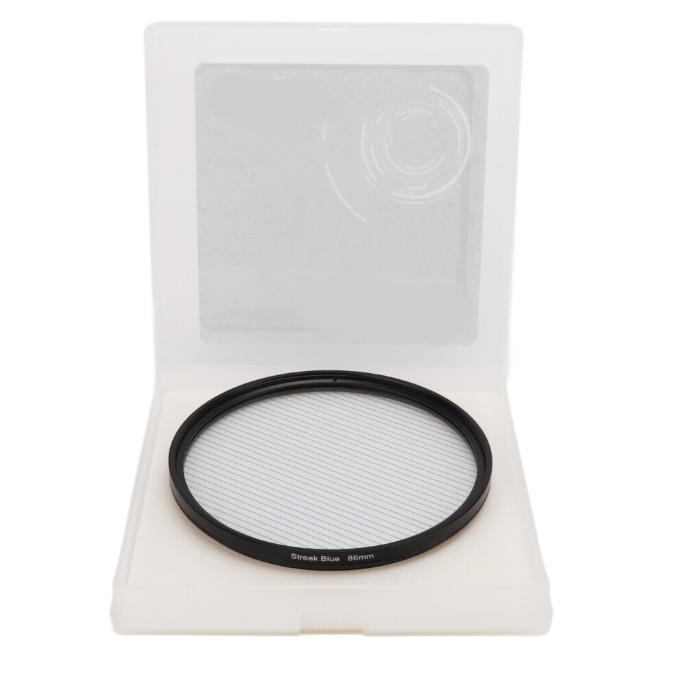 Junestar 86Mm Streak Filter Glass Aluminum Frame Nikon Blue 643505009439